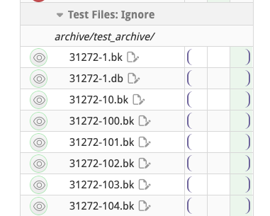 Test Directories Ignored