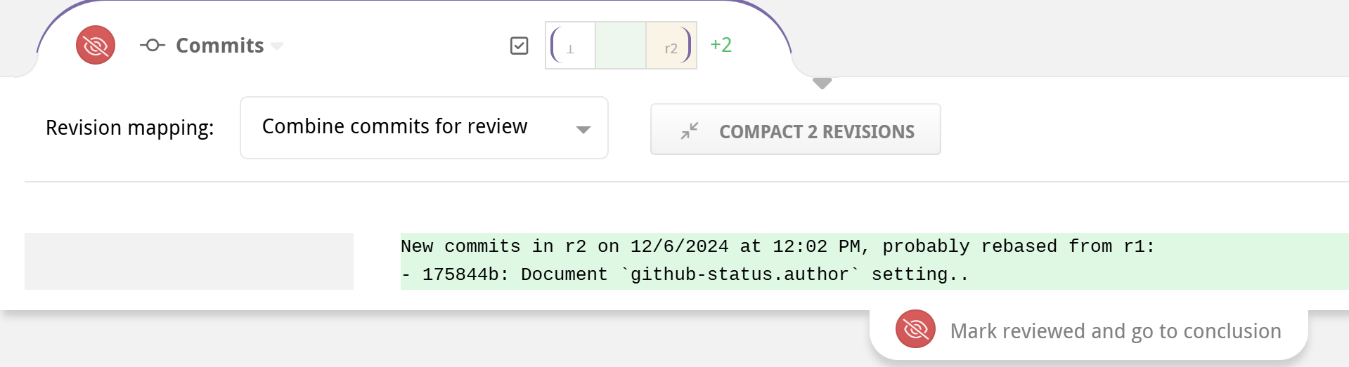 Virtual Commit File