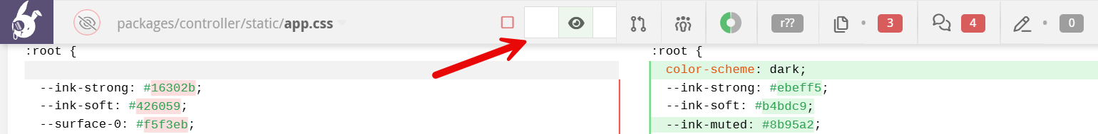 status bar comparison