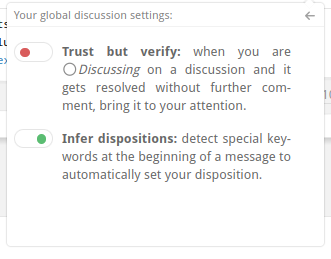 Trust but verify mode