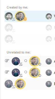 Dashboard with avatar highlighted